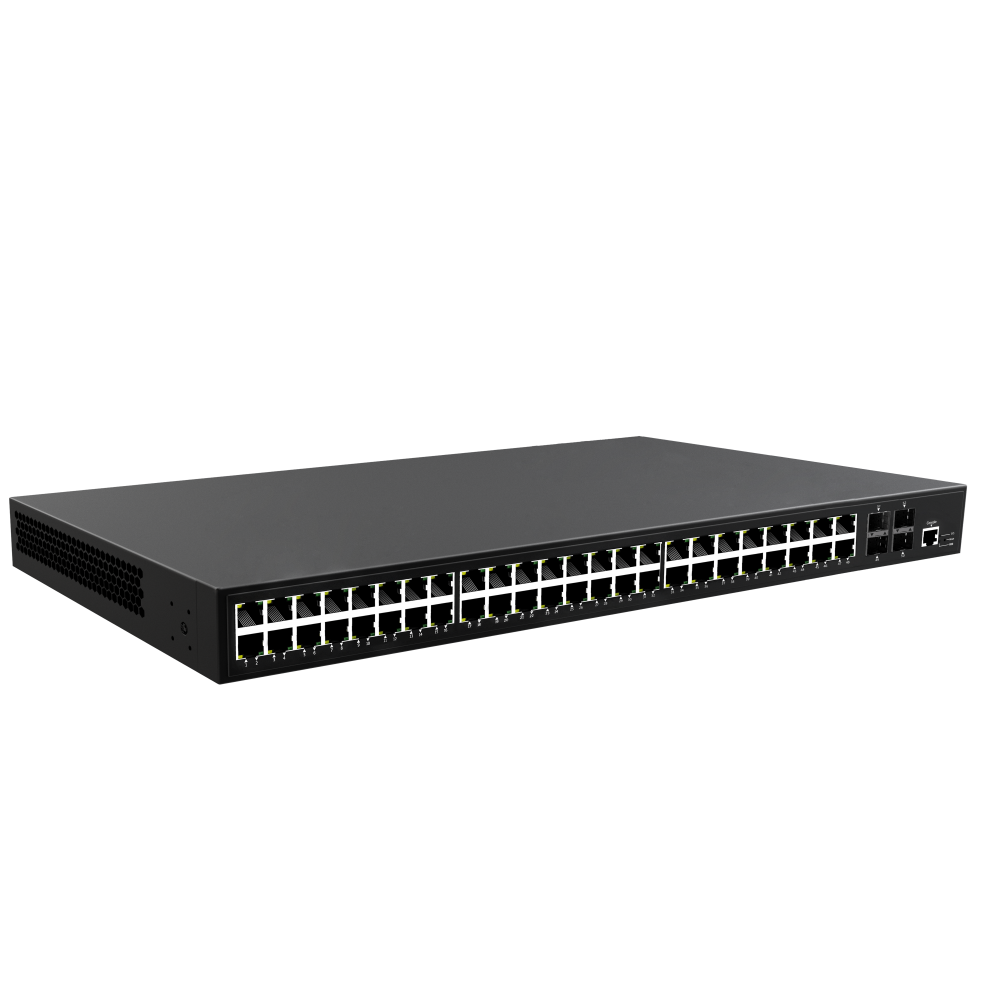 4*1G/2.5G/10GSFP+ slots +48*10/100/1000Base-T Layer 3 Managed Ethernet Switch