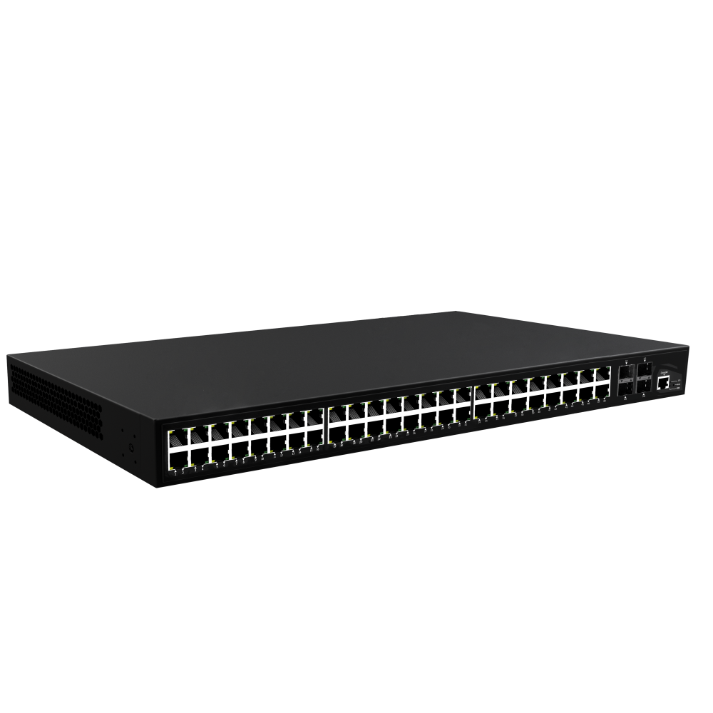 4*1G/2.5G/10GSFP+ slots +48*10/100/1000Base-T Layer 3 Managed Ethernet Switch