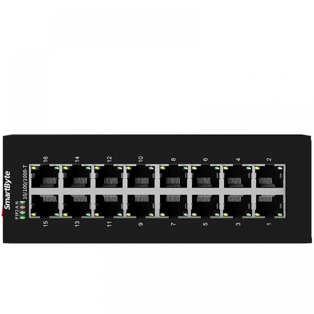 16*10/100/1000Base-T Unmanaged Industrial Ethernet Switch