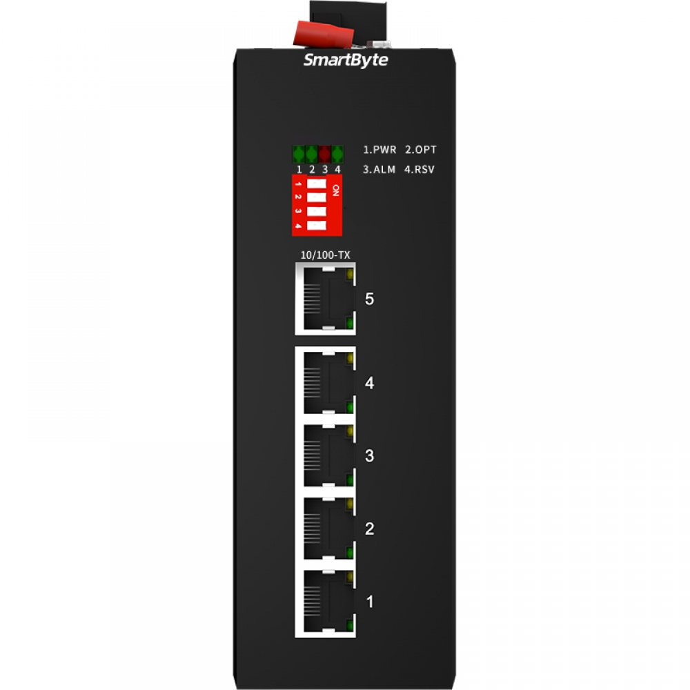 5*10/100Base-TX Unmanaged Industrial Ethernet Switch