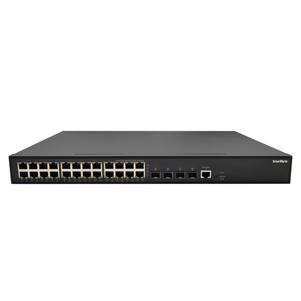 smartbyte-28-ports-layer-2-full-gigabit-managed-ethernet-switch