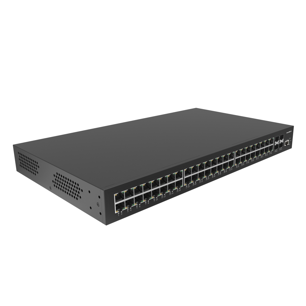 48*10/100/1000Base-T + 4*1G/2.5G/10G SFP+ Layer 2 Managed Ethernet Switch